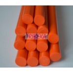 SILICON COLOR GLUE GUN - PORTOCALIU