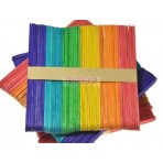 BETE LEMN COLORATE MARI - SET 60