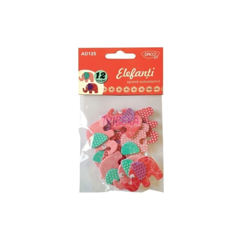 ACCESORII CRAFT - ELEFANTI SPUMA DACO AD125