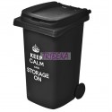 MINI TOMBERON GUNOI / RECYCLE BIN - NEGRU (KEEP CALM ...)