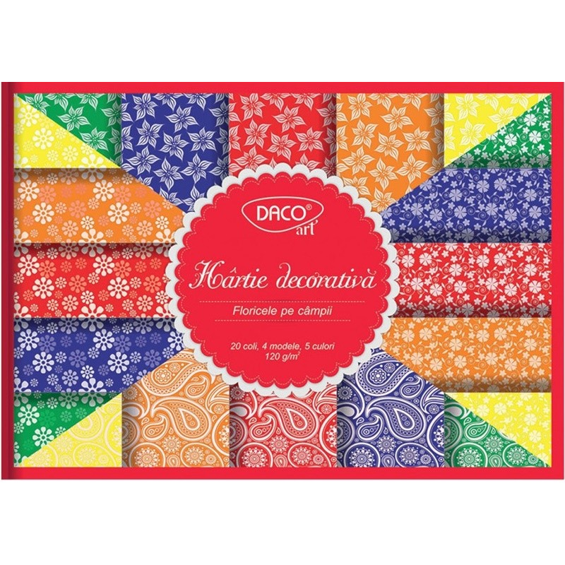 HARTIE DECORATIVA DACO HR921 - FLORICELE PE CAMPII HARTIE DECORATIVA DACO HR921 - FLORICELE PE CAMPII