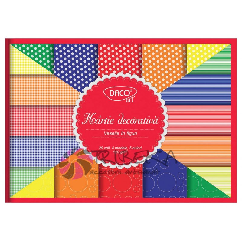 HARTIE DECORATIVA DACO HR923 - VESELIE IN FIGURI HARTIE DECORATIVA DACO HR923 - VESELIE IN FIGURI