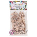 MINI CARLIGE LEMN BLANK - SET 50