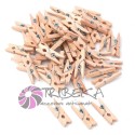 MINI CARLIGE LEMN BLANK - SET 50