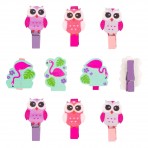 CARLIGE LEMN CU BUFNITE SI FLAMINGO - SET 10 CARLIGE LEMN CU BUFNITE SI FLAMINGO - SET 10