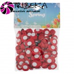ACCESORII CRAFT - BUBURUZE LEMN 2cm SET 72 BUCATI