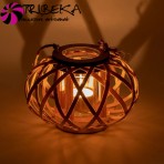 FELINAR BAMBUS CU PAHAR - 17x12cm