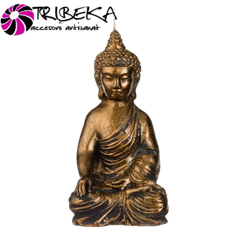 LUMANARE DECORATIVA AURIU INCHIS BUDDHA 3D - 10x5x15cm