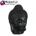 LUMANARE DECORATIVA NEAGRA CAP BUDDHA 3D - 14x18cm