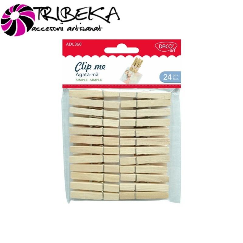 CARLIGE LEMN BLANK - SET 24 DACO ADL360