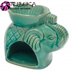 SUPORT CERAMICA ELEFANT PENTRU ULEIURI ESENTIALE - 11x6x9,5CM