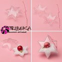 GLOBURI STEA TRANSPARENTE PERSONALIZABILE DIN PLASTIC - SET 4