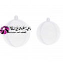 GLOBURI 10-12CM TRANSPARENTE PERSONALIZABILE DIN PLASTIC - SET 2