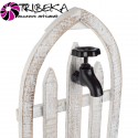 SUPORT GHIVECI DIN LEMN - CISMEA CU ROBINET 22x15x43cm
