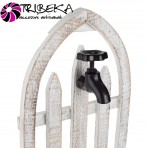 SUPORT GHIVECI DIN LEMN - CISMEA CU ROBINET 22x15x43cm
