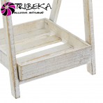 SUPORT GHIVECI DIN LEMN CU 2 NIVELURI SI TABLA DE SCRIS 36x29x80cm