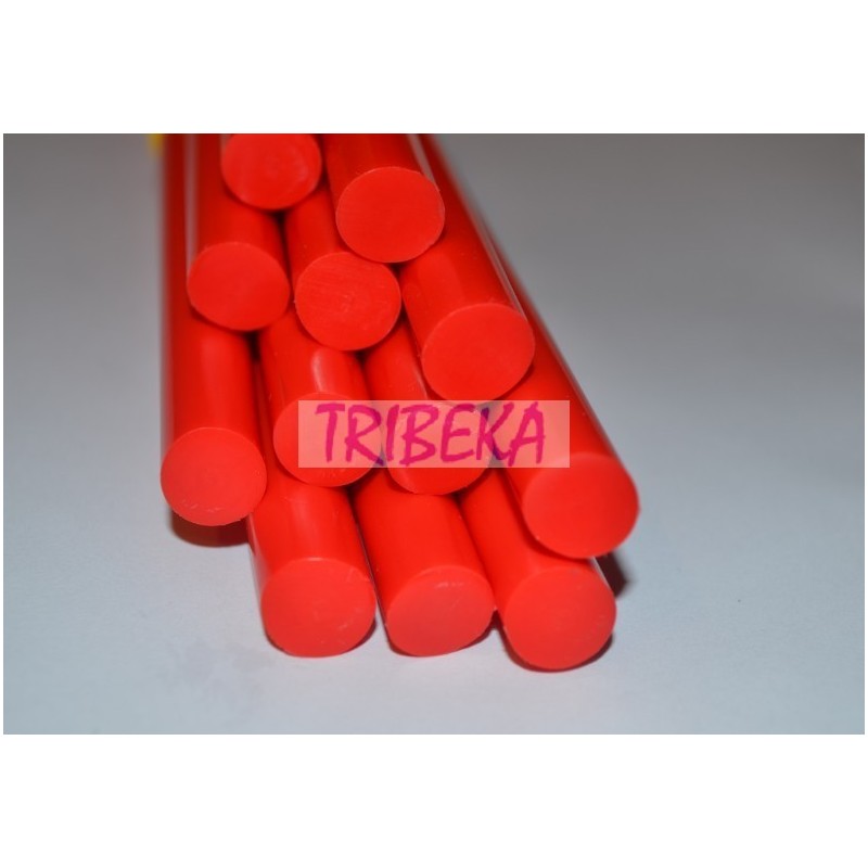 SILICON COLOR GLUE GUN - ROSU