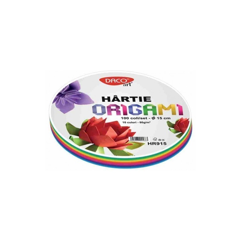 HARTIE ORIGAMI DACO HR915 - ROTUND 15 cm