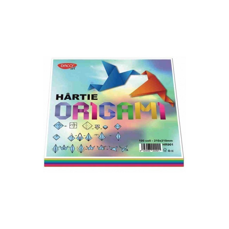 HARTIE ORIGAMI DACO HR901 - Patrat 21x21 cm